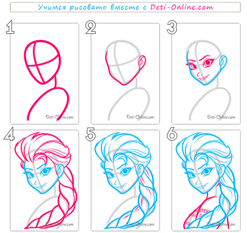 Frozen 3  Disney princess рисунки, Холодное сердце, Эльза