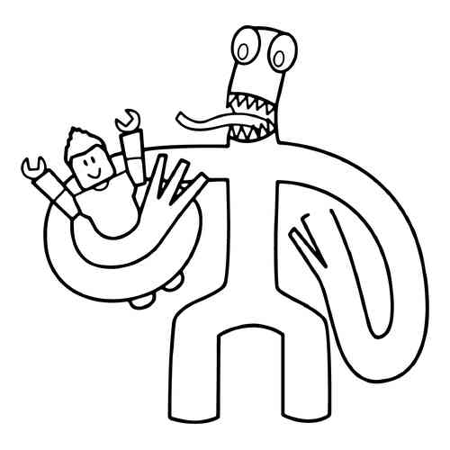 Раскраски Радужные друзья: распечатать