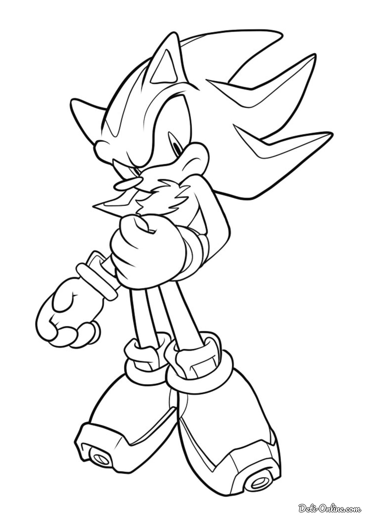 Раскраски из мультфильма Соник Икс (Sonic X) скачать