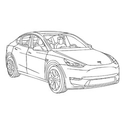 Электрический кроссовер Тесла Model X