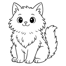 Пушистый кот