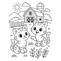 Коты на ферме