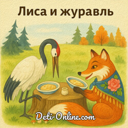 Лиса и журавль