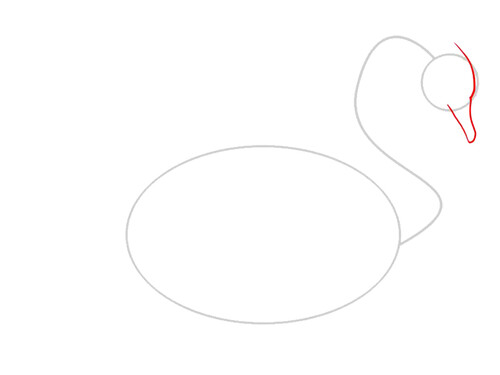 Как нарисовать лебедя 2