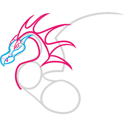 Как нарисовать дракона 3