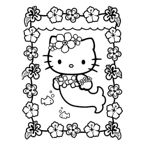 Раскраски Хелло Китти (Hello Kitty)