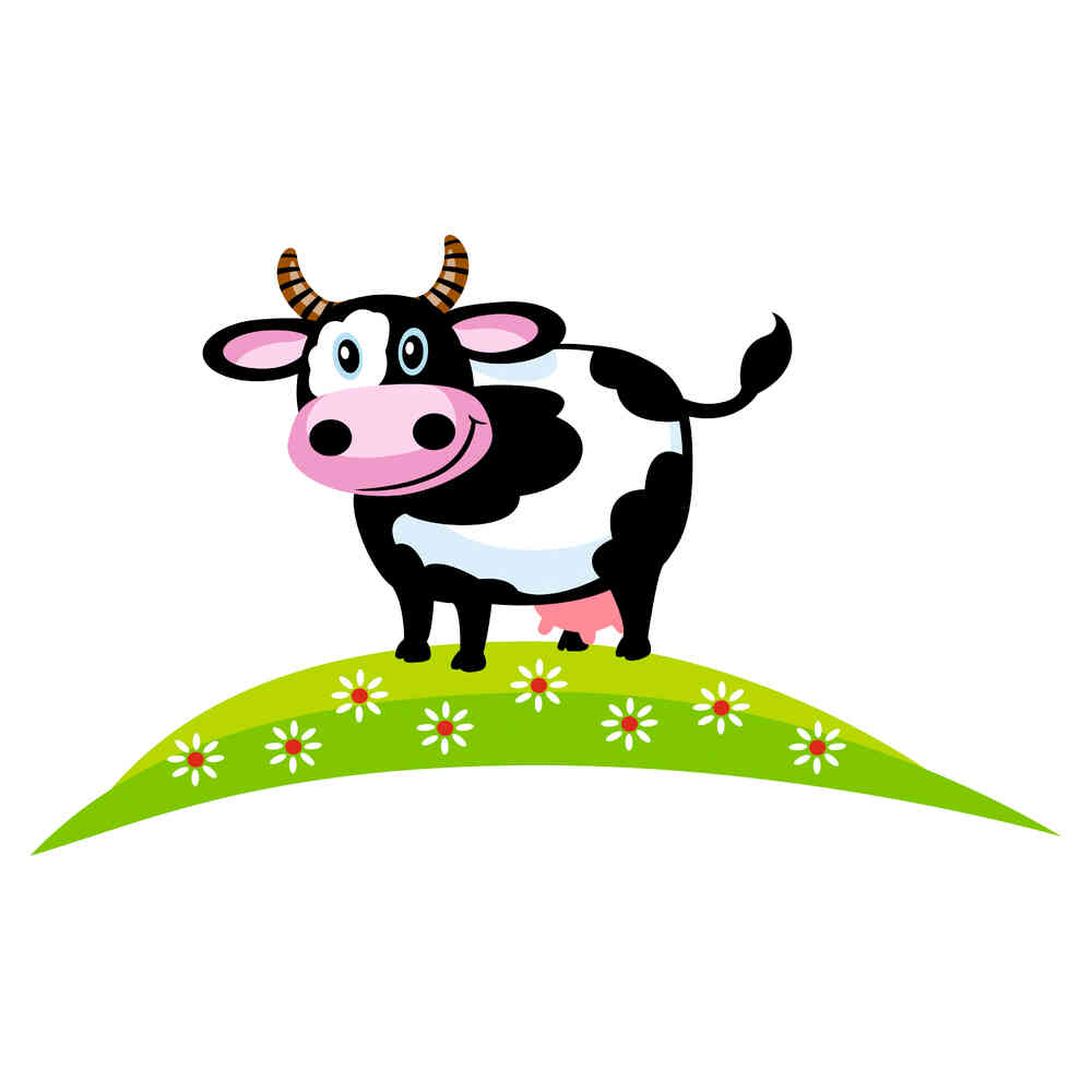 Распечатка-картинка на стену Коровка