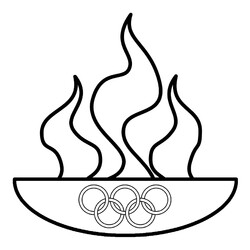 олимпийский огонь