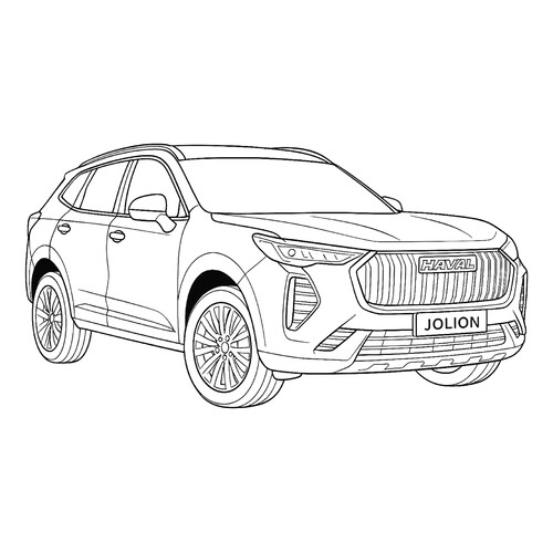 Раскраска Хавал Джолион