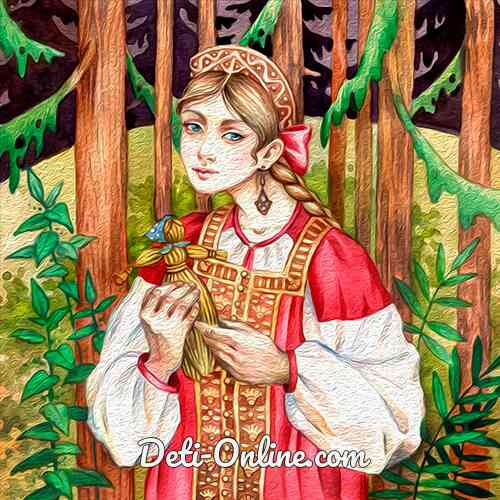 "Vasilisa from the fairy tale "." - image created in Shedevrum