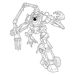 Раскраска Десептикон Боункрашер