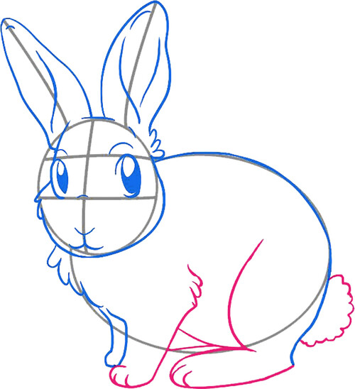 Как нарисовать зайца 4