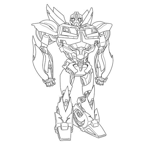 Раскраска Бамблби (Вселенная фильмов)