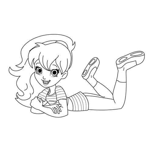 Раскраски Полли Покет (Polly Pocket)