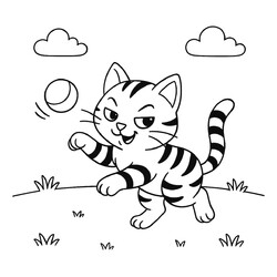 Полосатый кот-хитрюга