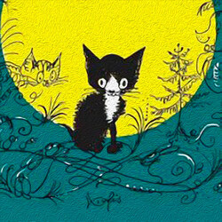 Сказка про котенка Уголька, беглого хомяка и ворону Матрёну