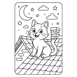 Кот на крыше