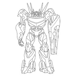 Раскраска Десептикон Шоквейв из Праймарианской вселенной