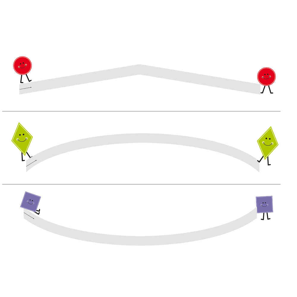 Лабиринт для малышей «Круг, ромб, квадрат»