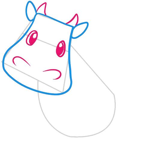 Как нарисовать корову 3