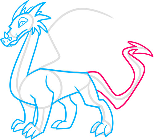 Как нарисовать дракона для начинающих 7