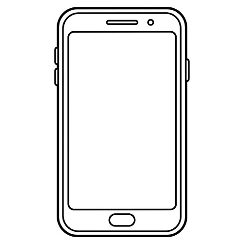 Раскраска Смартфон