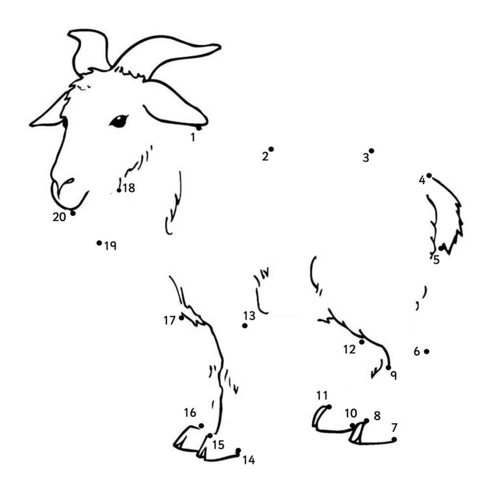 Как легко нарисовать козу