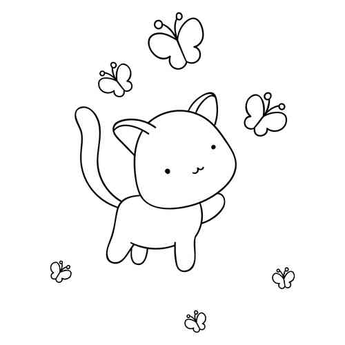 Раскраска Кот сфинкс распечатать или скачать