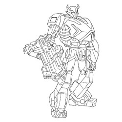 Раскраска Автобот Клиффджампер