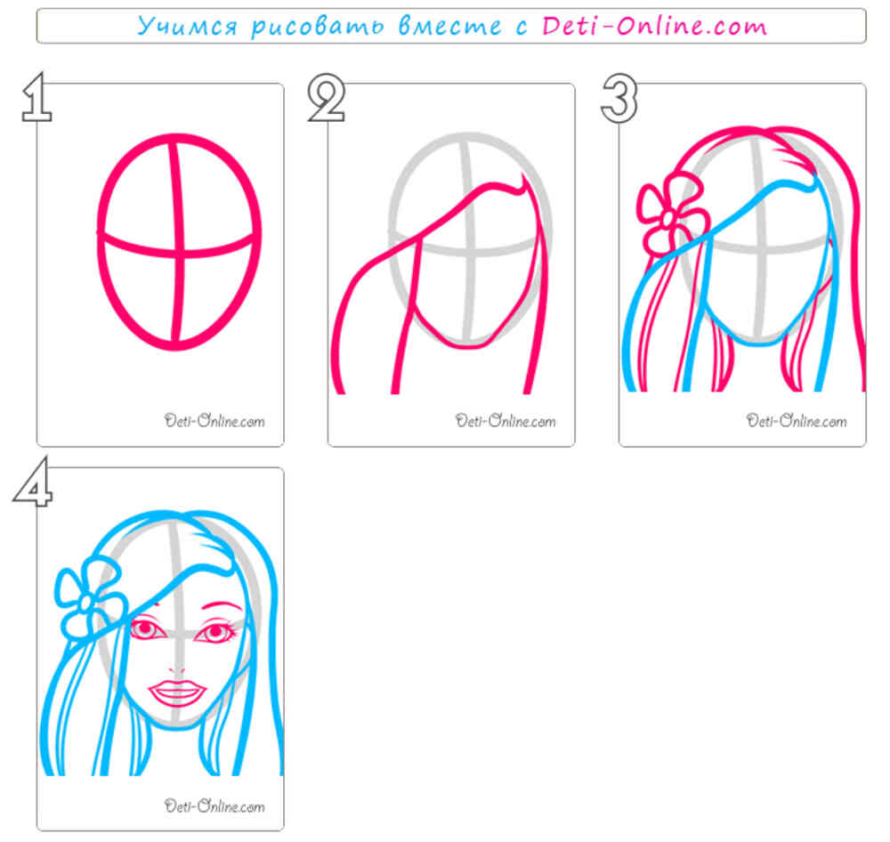 Как рисовать пошагово научиться самостоятельно. Как рисовать Даби поэтапно. Рисуем Барби поэтапно. Рисование по этапам Барби. Рисунок Барби пошагово.