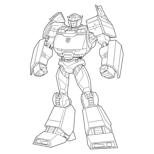 Раскраска Автобот Рэтчет (Кибервселенная)