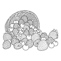 Корзинка с ягодами