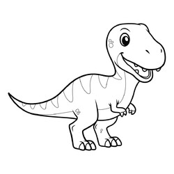 Милый динозавр Ти-Рекс