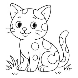 Пятнистая кошка