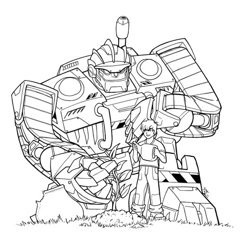 Раскраска Коди и Болдер