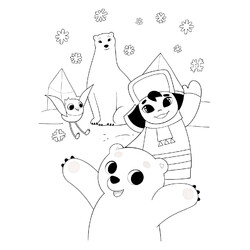 Раскраска Новый сериал Умка