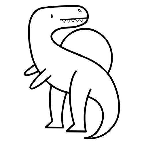 Спинозавр с парусиновой спиной