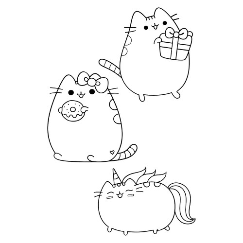 Раскраска Сказончые Пушины