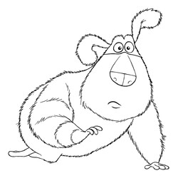 Раскраска Финник напал на след