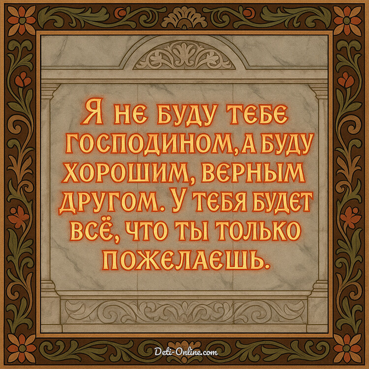 Слова на мраморной стене