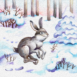 Сказка Мороз и заяц