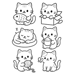 Шесть маленьких котят