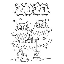 Новогодние совы 2021