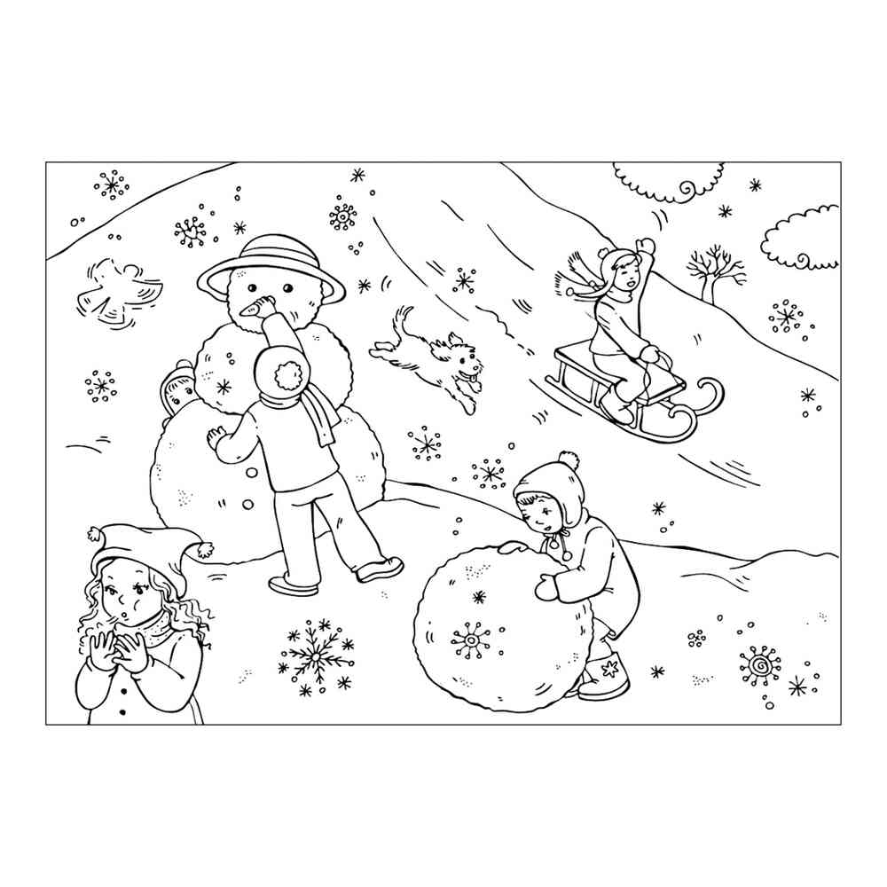 Новогодние занималки. Раскраски с наклейками (Зимние игры) | Бакинский Книжный Центр