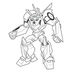 Раскраска Автобот Уилджек (Праймарианская вселенная)
