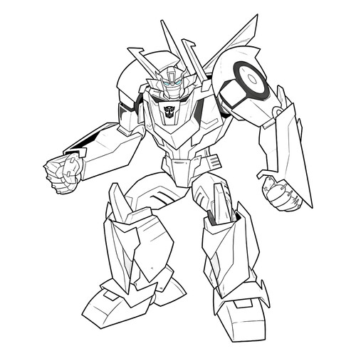 Раскраска Автобот Уилджек (Праймарианская вселенная)