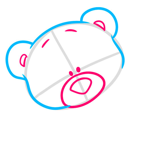 Как нарисовать мишку Тедди 3